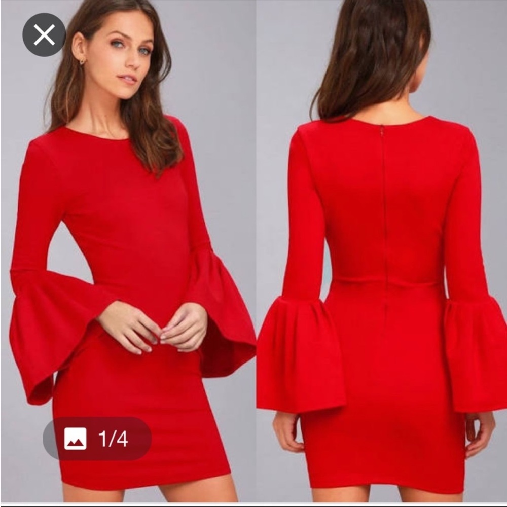 Red dress